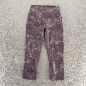 Lululemon Leggings Womens 6 Align High Rise Crop Soft Yoga Everyday 21 In Purple